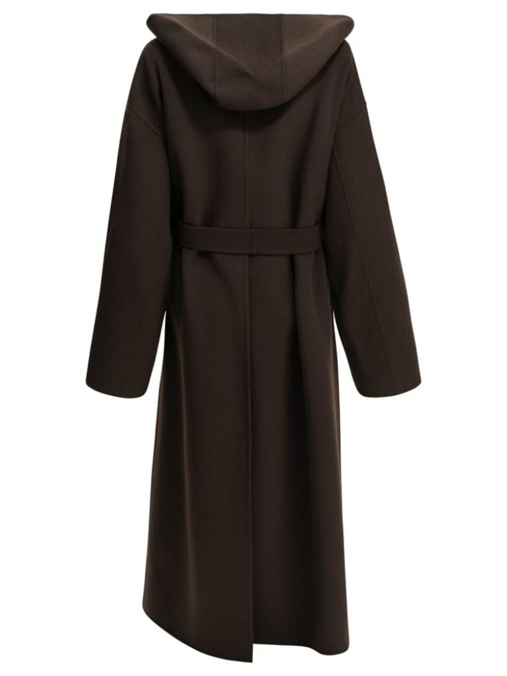 Max Mara Sportmax Long Coat In Pure Wool Tag Size 38 Women - Picture 2 of 4